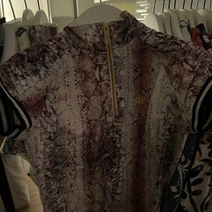 Kastel s/s 1/2 zip top